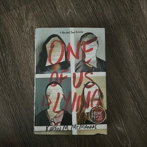 One of Us Is Lying Hardcover Book By: Karen M. McManus